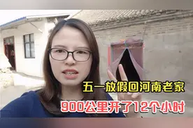 湖南媳妇五一回河南老家，900公里开车12小时又累又饿，后悔远嫁视频封面