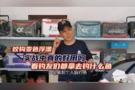 咬钩变色浮漂，实战中真的好用吗，看钓友都拿去钓什么鱼