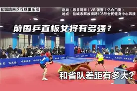 不愧是国一直板女将！张蔷这直板打得真漂亮视频封面