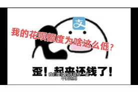 为什么别人花呗额度3万，我的额度只有3千？视频封面