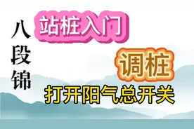 八段锦站桩入门调桩，打开阳气开关