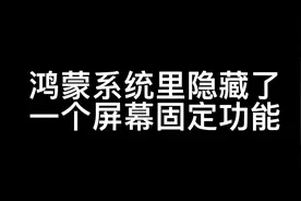 华为荣耀手机功能隐藏了一个防止别人偷看手机的功能 屏幕固定视频封面