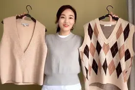 针织马甲合集，既保暖又能让穿搭更有层次感，分享春季马甲穿搭