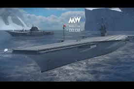 现代战舰:三级最强航空母舰福特号，玩的好吊打三级所有船