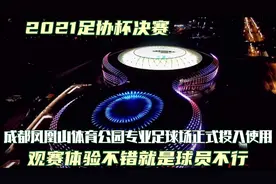 成都凤凰山体育公园专业足球场正式投入使用，观赛体验不错啊