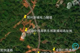 成渝中线高铁东部新城站选址地在这里，一起来看现在的样子！视频封面