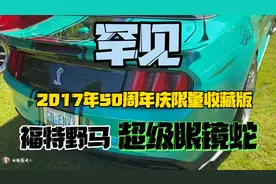 罕见的2017年福特野马超级眼镜蛇50周年庆限量收藏版，69年掠光绿视频封面