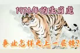 生肖虎:1974甲寅年生人，在事业上怎样才能更上一层楼...？视频封面