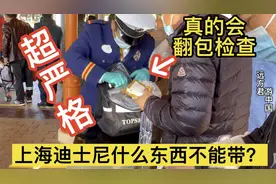 上海迪士尼安检真的会翻包，水和食物不能带进去吗？你可能想错了视频封面