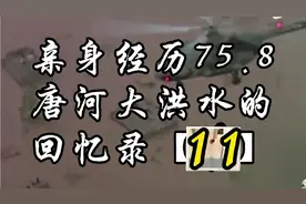 为你讲述一九七五年唐河大洪水我的亲身经历，灾难改变村庄视频封面