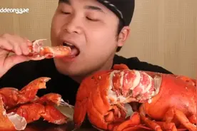 BIG大龙虾吃播🦐。视频封面