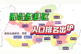 10年增长7003人，邢台各县区人口排名！信都区、宁晋、威县排前三
