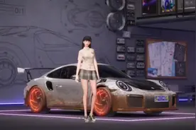 王牌竞速  美女在保时捷911 SR 跳舞有什么 体检 都坚持一下