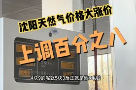辽宁沈阳天然气大涨价，上调百分之八。视频封面