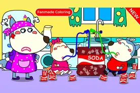 住手 别喝那么多可乐啦 对身体不好 快来自制露西和沃夫吧视频封面