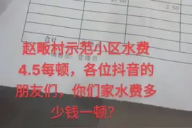 应城市，某小区，水费4.5元每吨，各位网友们，你们家水费多少钱视频封面