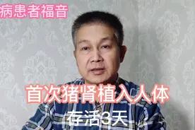 世上首次猪肾植入人体！存活三天，肾衰患者可以用吗？视频封面