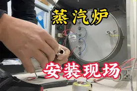 安装两个蒸汽炉需要接三相电，安装师傅差点被颜色线误导了