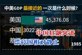 祝贺 我国GDP接近20万亿美元！与狂飙到静止的美国哪一年较为接近视频封面