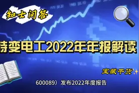 特变电工2022年年报解读#600089#上市公司年报视频封面
