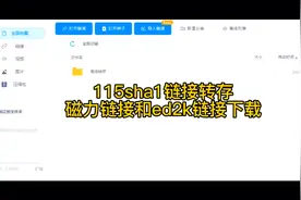 分享支持sha1链接，磁力以及ed2k链接下载的工具，真的很好用。
