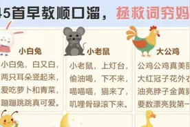 童谣早教顺口溜大全