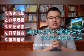 河北单招72所院校巡览——河北劳动关系职业学院视频封面