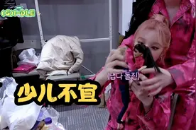 (G)I-DLE 宋雨琦叶舒华公然搞颜色带坏小朋友  （自制中字）视频封面