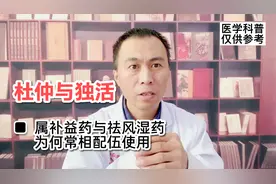 杜仲与独活，为什么常相配伍使用