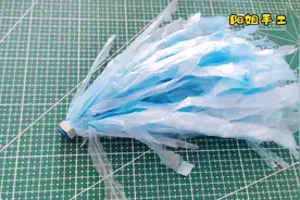 废物利用塑料袋制作毽子，方法简单，满满的儿时回忆