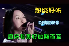 Dj情歌《愿所有美好如期而至》旋律优美轻快，歌声甜美醉人真好听视频封面