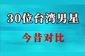 30位台湾男星今昔对比，个个有颜值有演技，你喜欢哪一位？视频封面