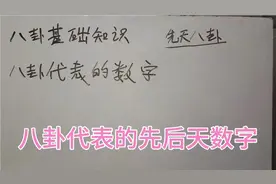 易经基础知识传承，八卦代表的先后天数字运用视频封面