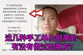 这种手工活你们做过吗？不要押金，来回包运费，关键是单价还可以视频封面
