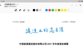 中国能建2021年报摘要解读（建造业的高负债）视频封面