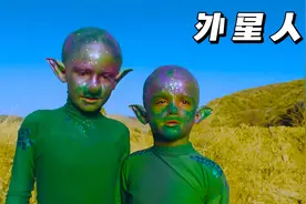 你见过全身绿色的外星人吗？实在是太诡异了 #电影解说