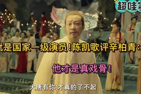 这就是国家一级演员！陈凯歌评辛柏青：他才是真戏骨！