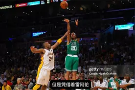 年NBA总决赛，科比带领湖人复仇凯尔特人