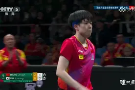 混团世界杯：王楚钦今天对手太强了，接连两场比分追超“11-11”