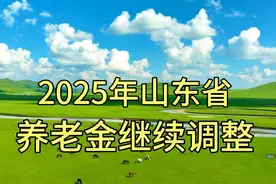 2025年山东省养老金继续调整！