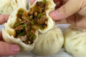开学了，教你冷冻包子生胚，早上只要15分钟，皮软馅香，真好吃视频封面