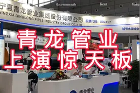 青龙管业20分钟上演地天板”三季报净利大降87%