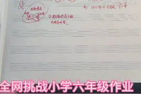 全网挑战最牛的六年级作业本，字体比现在的大学生都好！不信来比