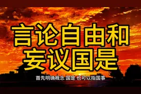 言论自由和妄议国是——立场、态度、方法