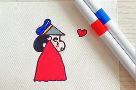 #画画#乱涂乱画 超萌的蜡笔小新送给大家，关注我一起学起来吧！