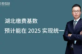 湖北社保缴费基数，预计能在 2025 年实现统一视频封面
