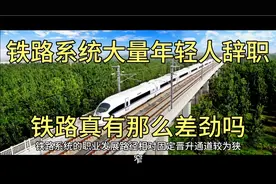 铁路系统是每年都有大量年轻人辞职吗？铁路这样的工作太难了。视频封面