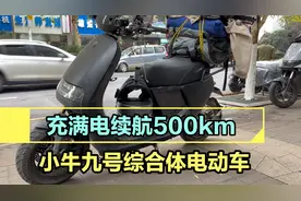 小伙骑小牛九号电动车去西藏，220安电池，续航500km，充满2小时