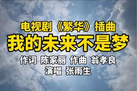 励志歌曲《我的未来不是梦》，这才是真正原唱视频封面