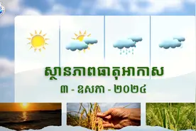 柬埔寨水资源和气象部的天气预报节目